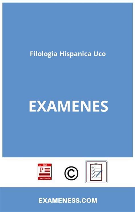 examenes uco filología hispánica.